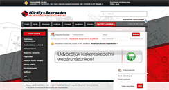 Desktop Screenshot of kiralyszerszam.hu
